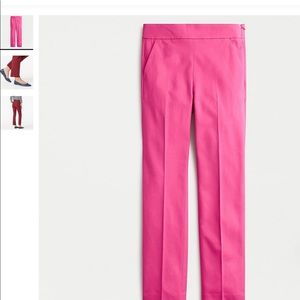 NWT J. Crew hot pink dress pants 00P